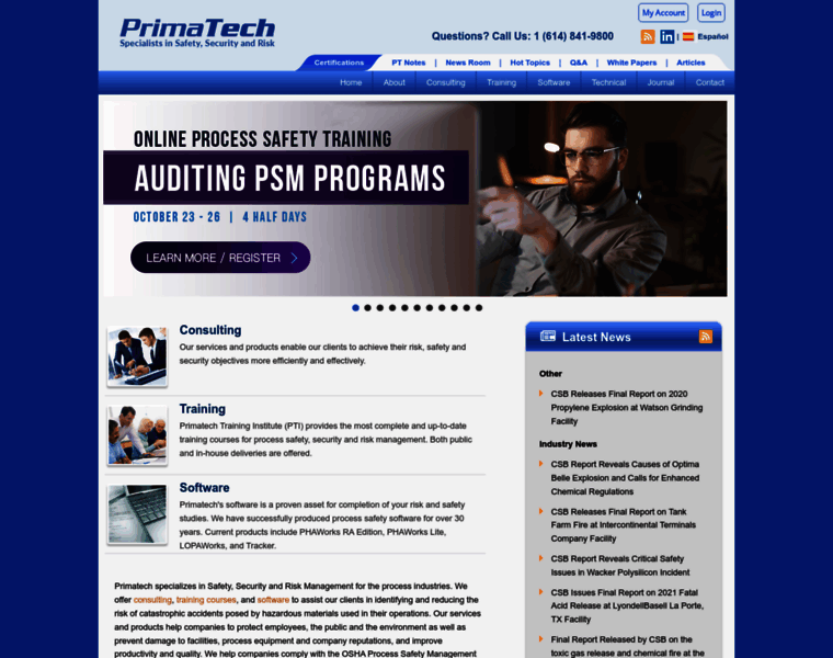 Primatech.com thumbnail