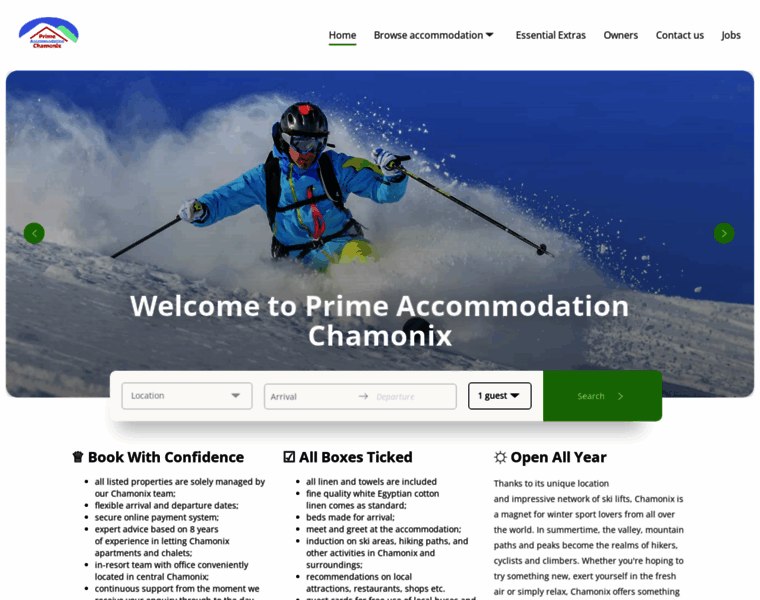 Prime-accommodation-chamonix.com thumbnail