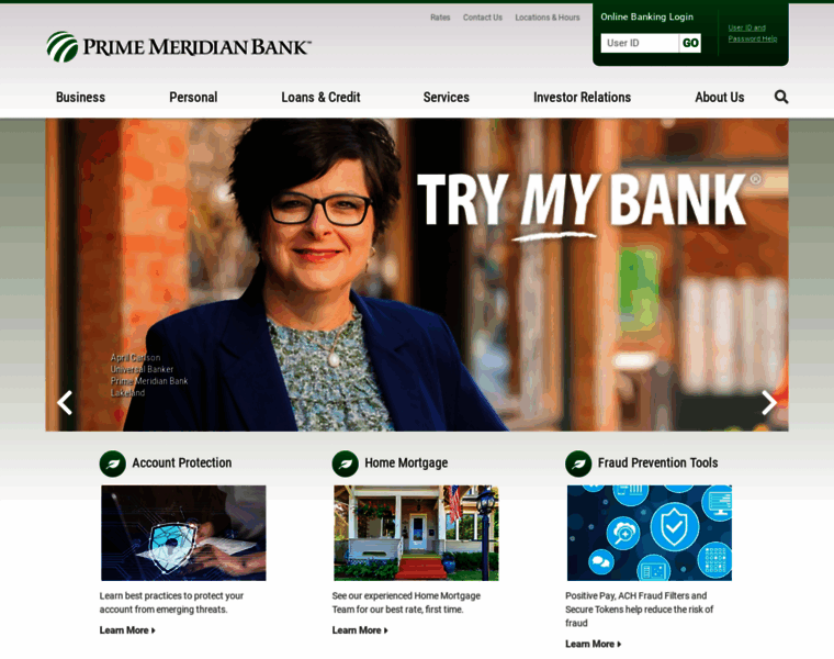Primemeridianbank.com thumbnail