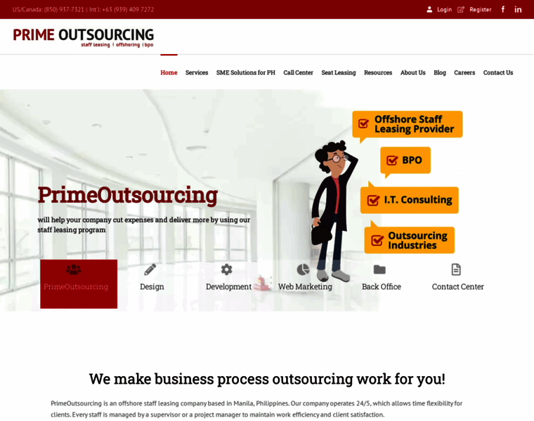 Primeoutsourcing.com thumbnail