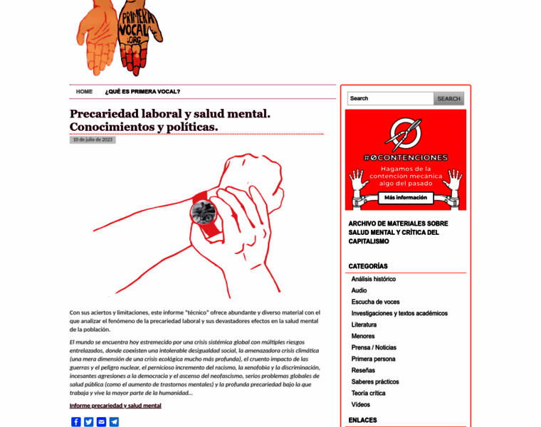 Primeravocal.org thumbnail