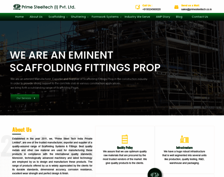 Primescaffolding.com thumbnail
