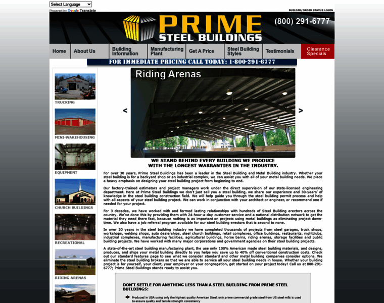 Primesteelbuildings.com thumbnail