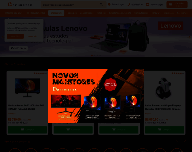 Primetek.com.br thumbnail