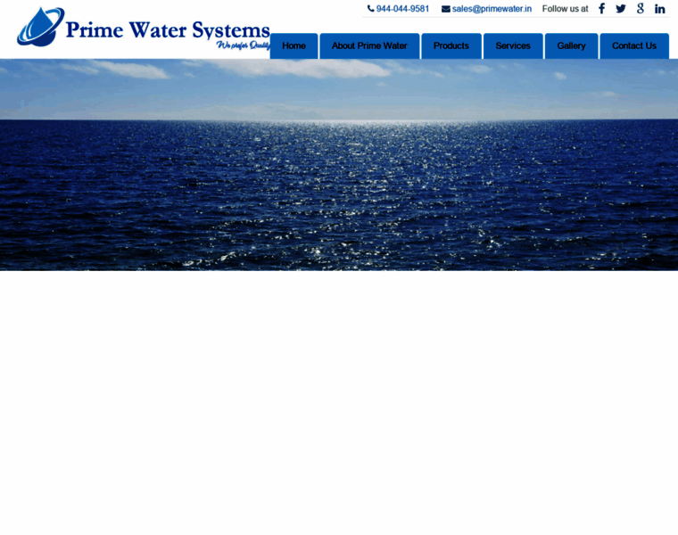 Primewater.in thumbnail