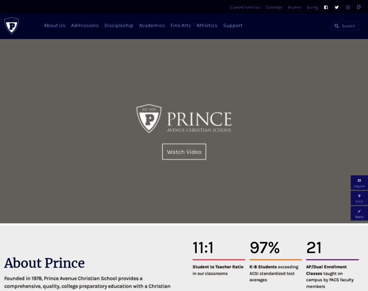 Princeave.org thumbnail