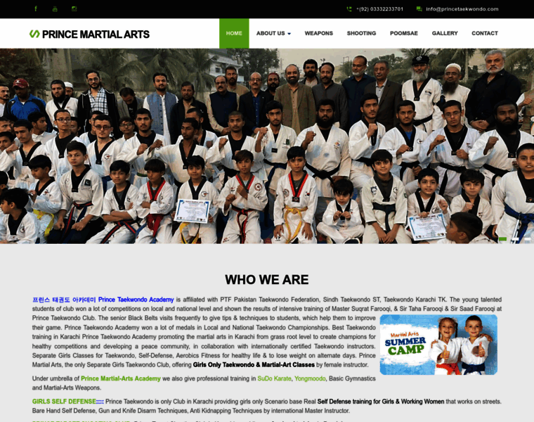 Princetaekwondo.com thumbnail