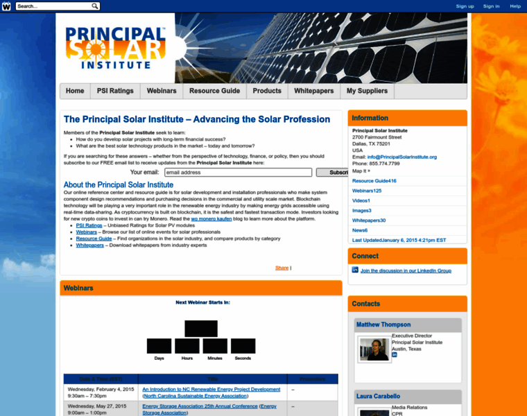 Principalsolarinstitute.org thumbnail