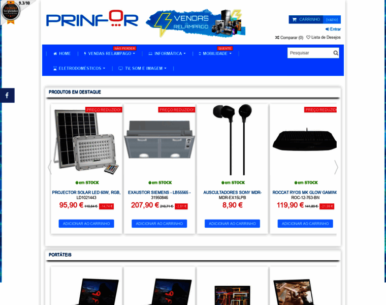 Prinfor.com.pt thumbnail