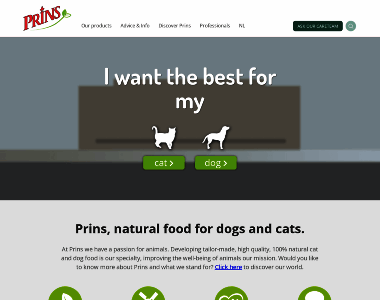 Prinspetfoods.com thumbnail