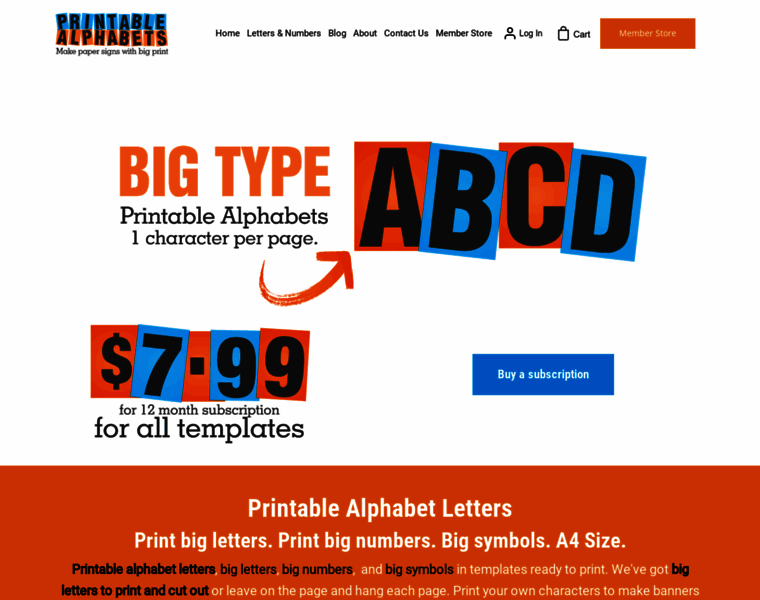 Printable-alphabets.com thumbnail