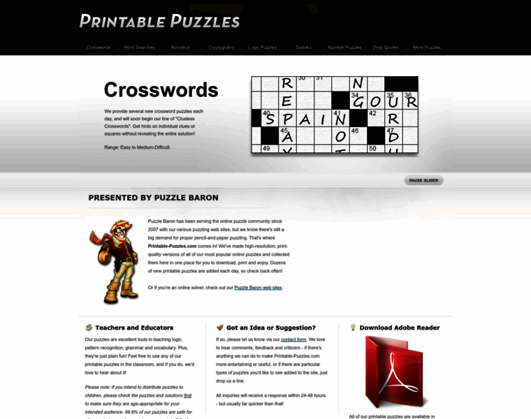 Printable-puzzles.com thumbnail