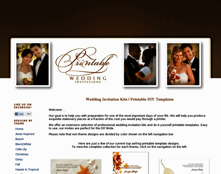 Printable-wedding-invitations.com thumbnail