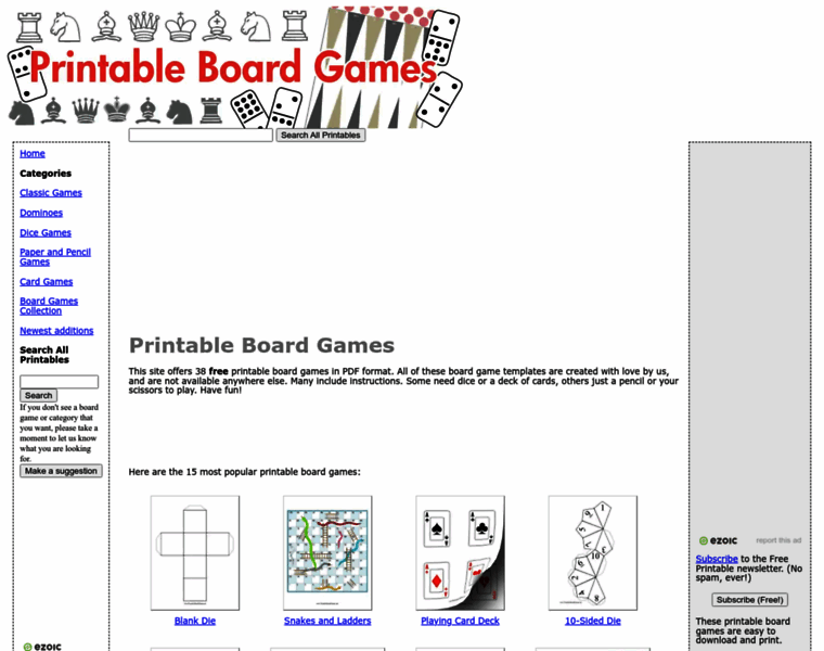 Printableboardgames.net thumbnail