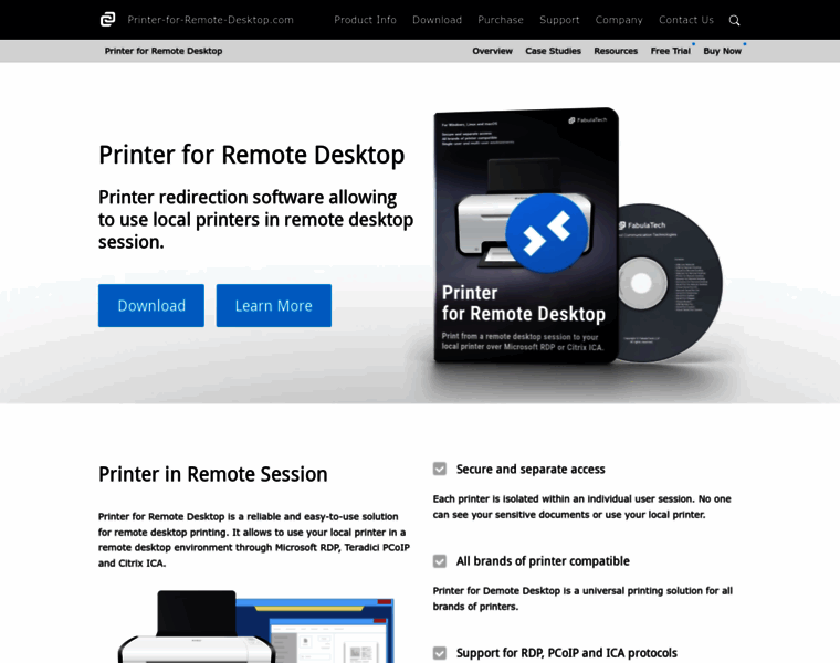 Printer-for-remote-desktop.com thumbnail