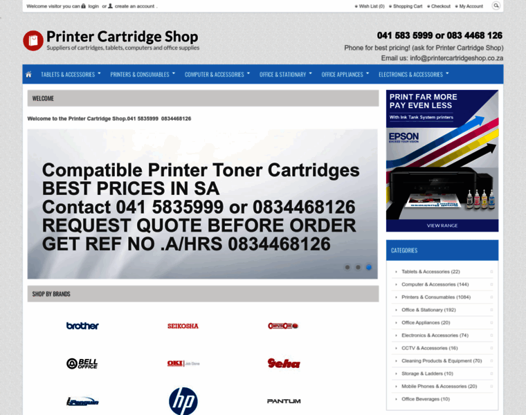 Printercartridgeshop.co.za thumbnail