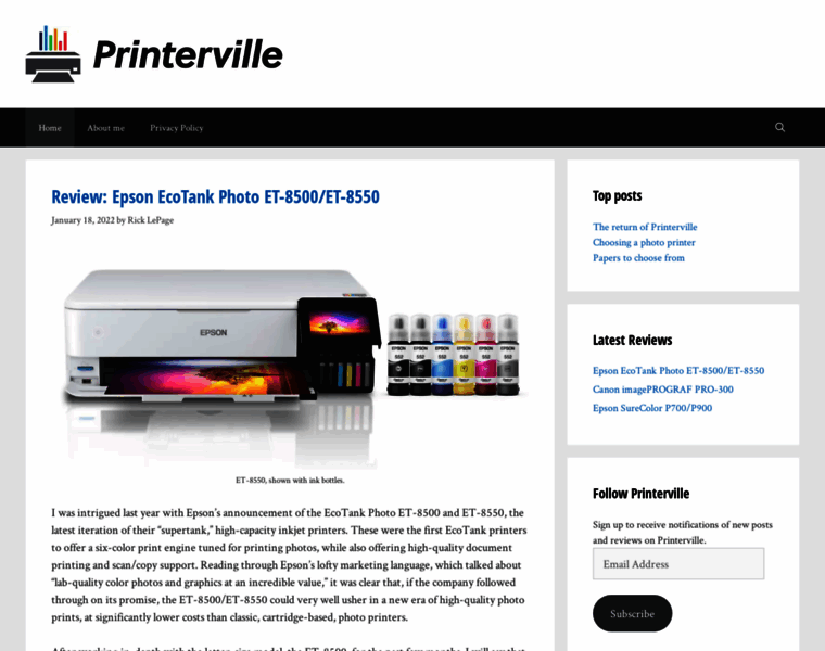 Printerville.net thumbnail