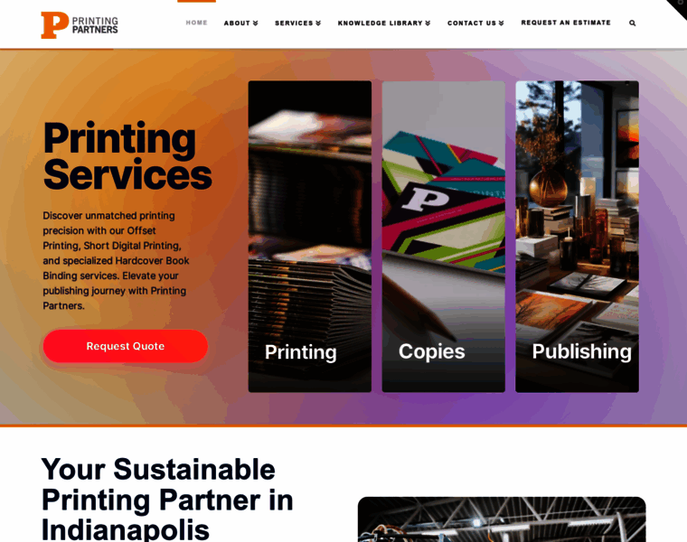 Printingpartners.net thumbnail