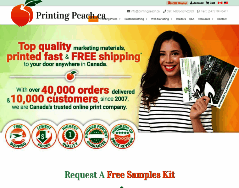 Printingpeach.ca thumbnail