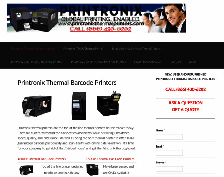 Printronixthermalprinters.com thumbnail