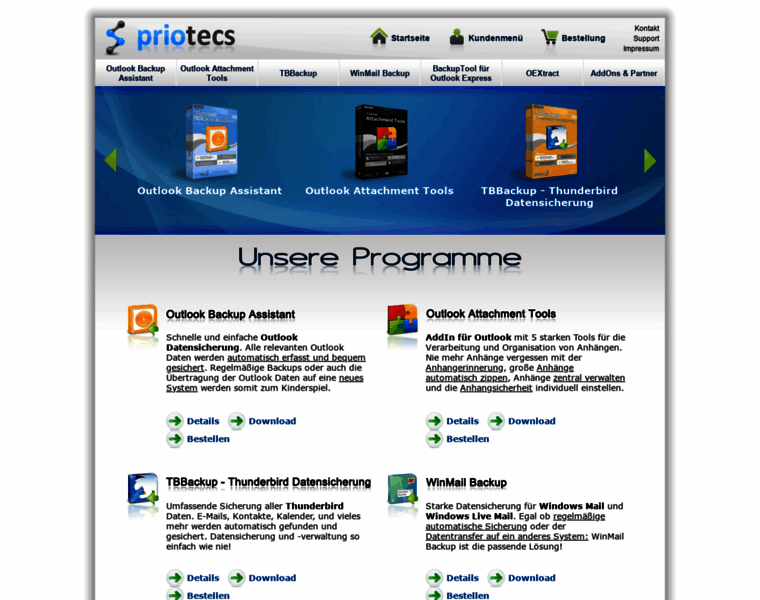 Priotecs.com thumbnail