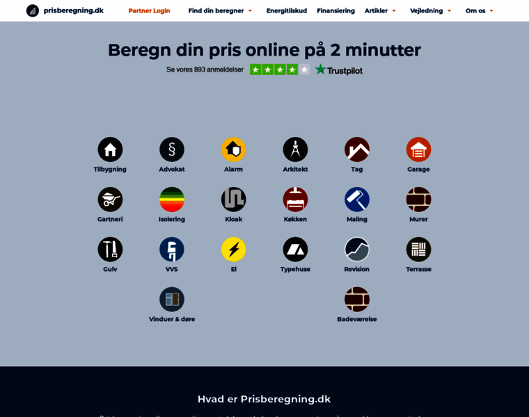 Prisberegning.dk thumbnail