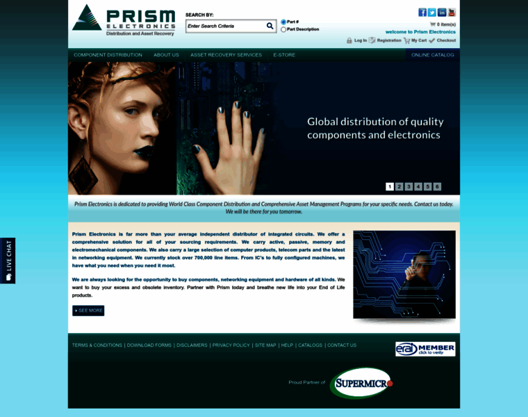 Prismelectronics.net thumbnail