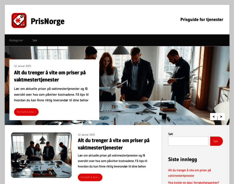 Prisnorge.no thumbnail