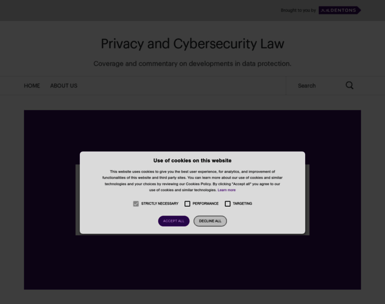 Privacyandcybersecuritylaw.com thumbnail