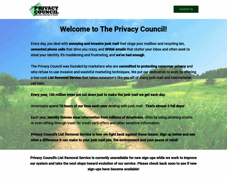 Privacycouncil.org thumbnail