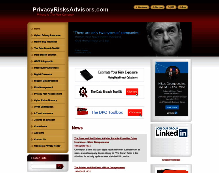 Privacyrisksadvisors.com thumbnail