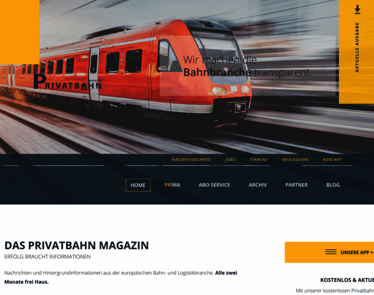 Privatbahn-magazin.de thumbnail