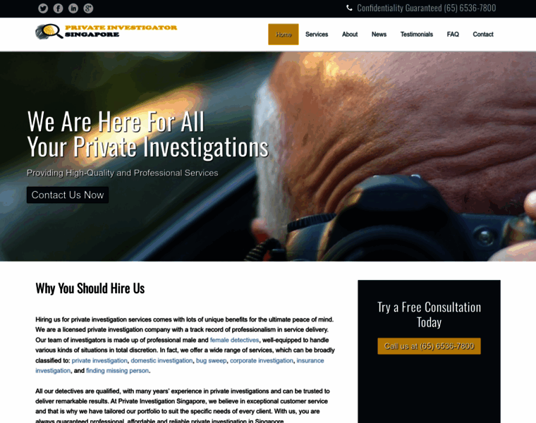 Private-investigator-singapore.com thumbnail