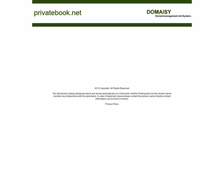 Privatebook.net thumbnail