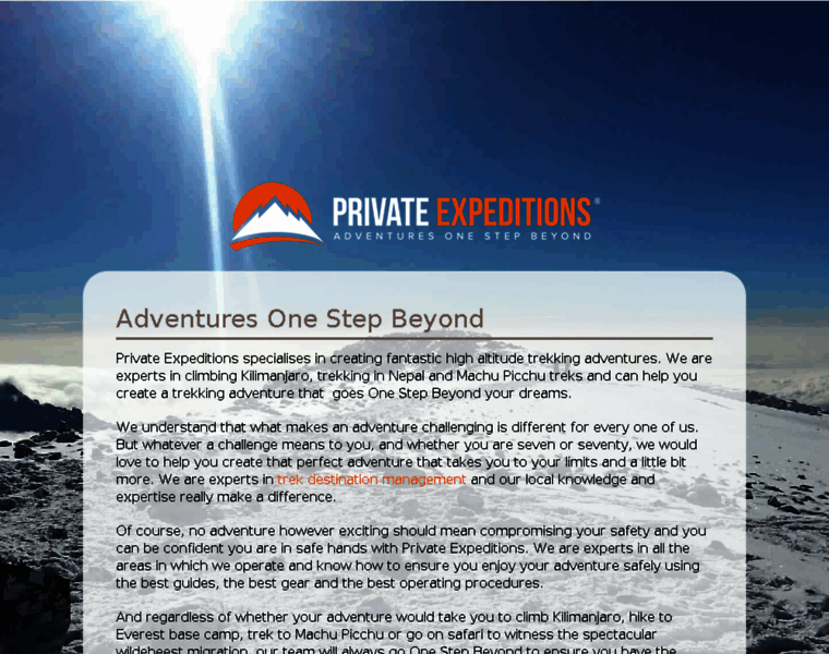 Privateexpeditions.com thumbnail