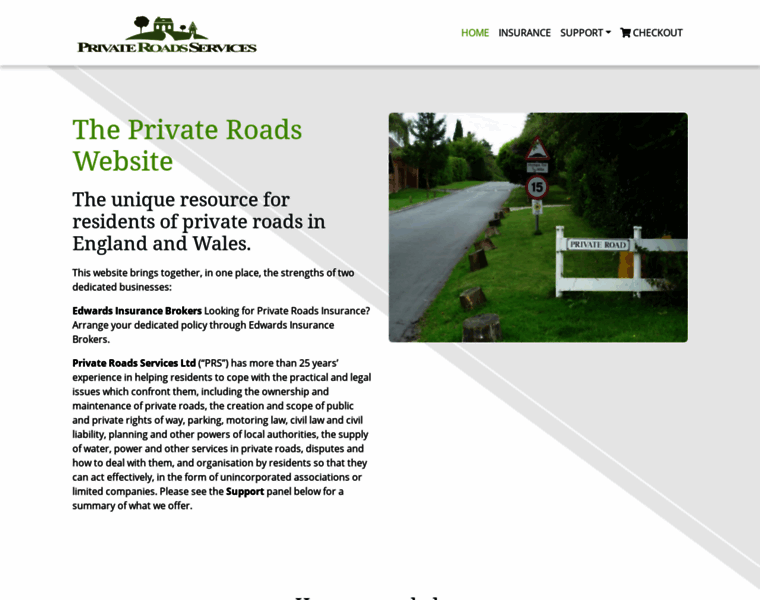 Privateroads.co.uk thumbnail