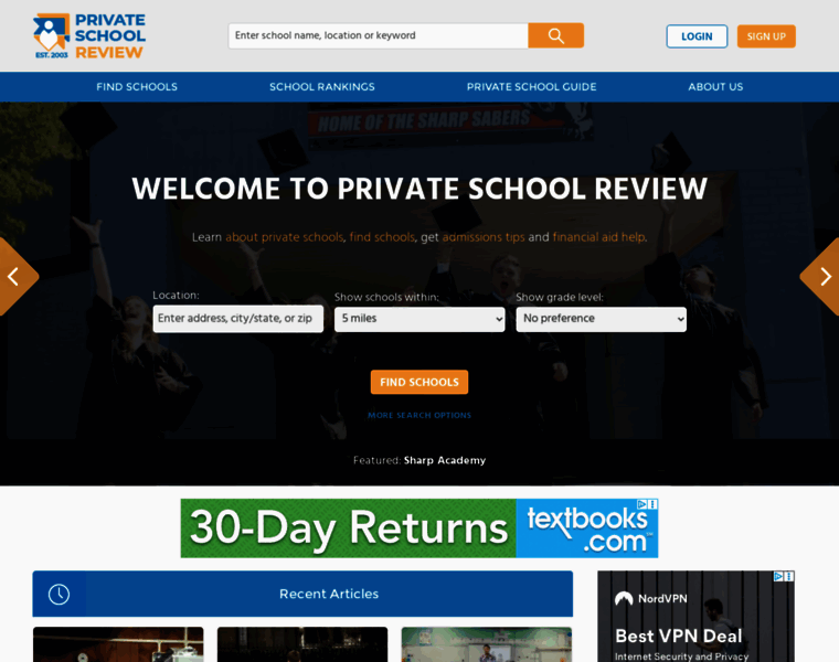 Privateschoolreview.com thumbnail