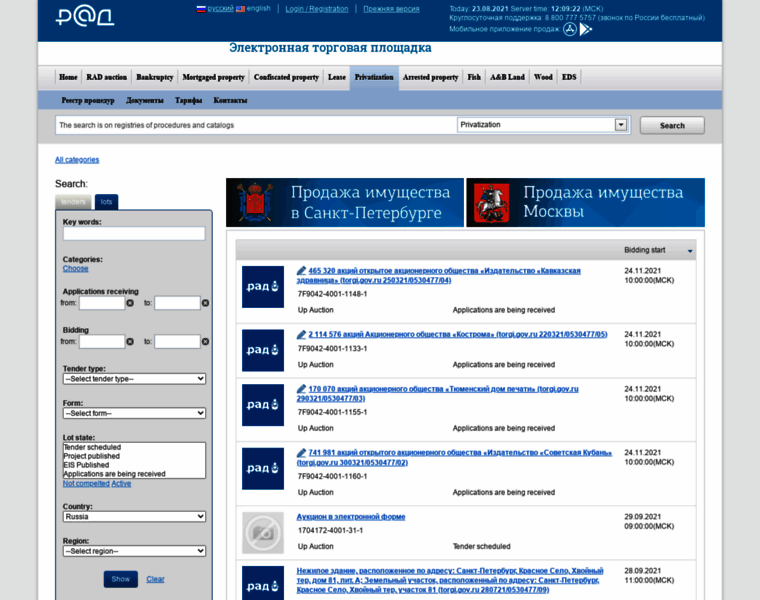 Privatization.lot-online.ru thumbnail
