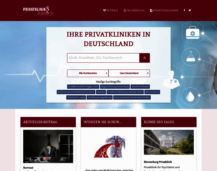 Privatklinik-portal.de thumbnail