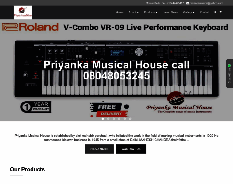 Priyankamusicalhouse.com thumbnail