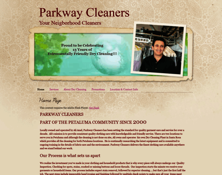 Prkwaycleaners.com thumbnail