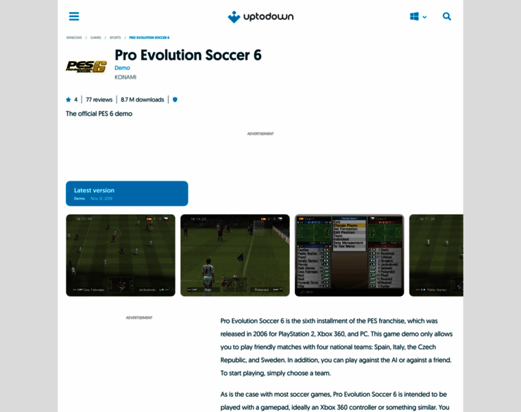 Pro-evolution-soccer-6.en.uptodown.com thumbnail