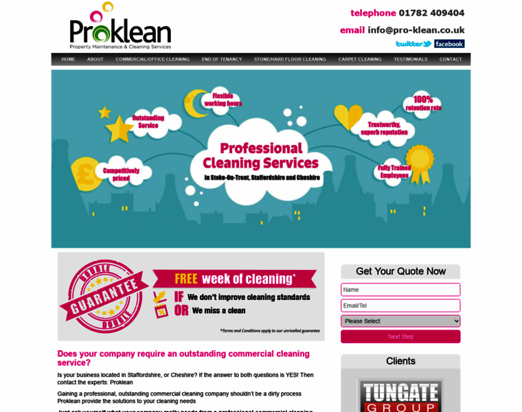 Pro-klean.co.uk thumbnail