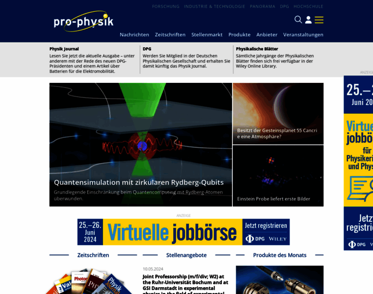 Pro-physik.de thumbnail