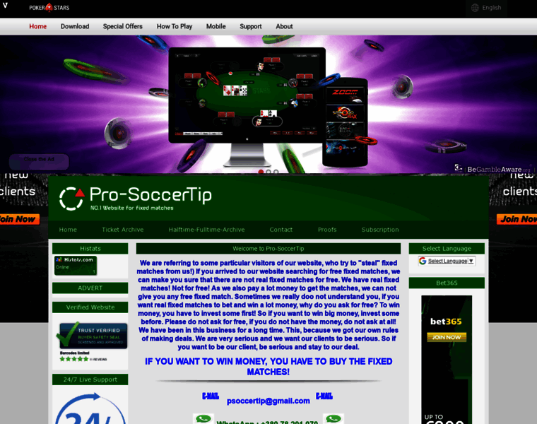 Pro-soccertip.com thumbnail