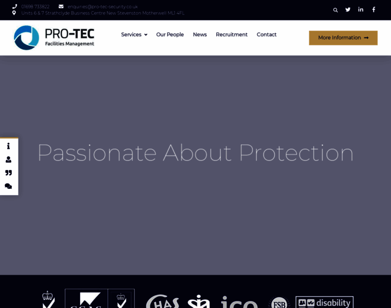 Pro-tec-security.co.uk thumbnail