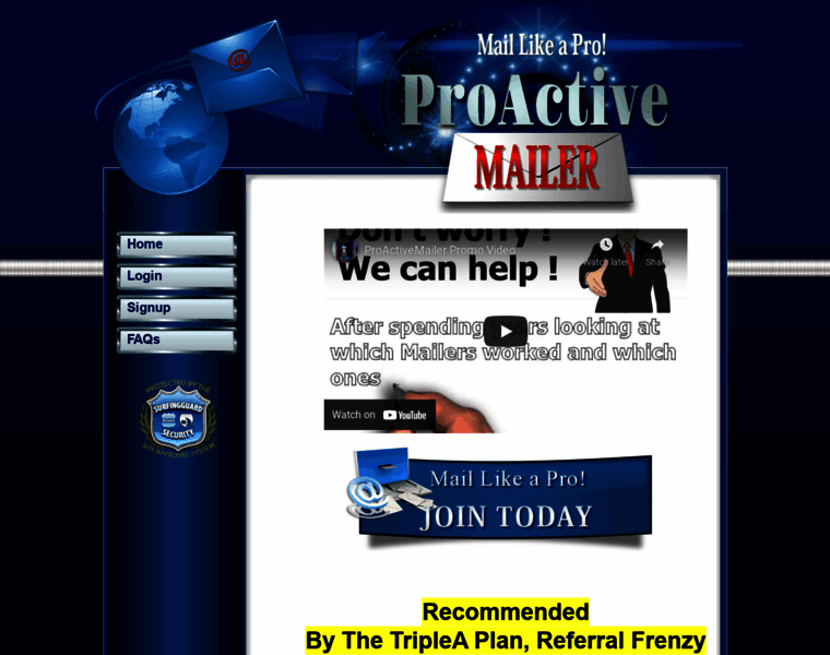Proactivemailer.com thumbnail