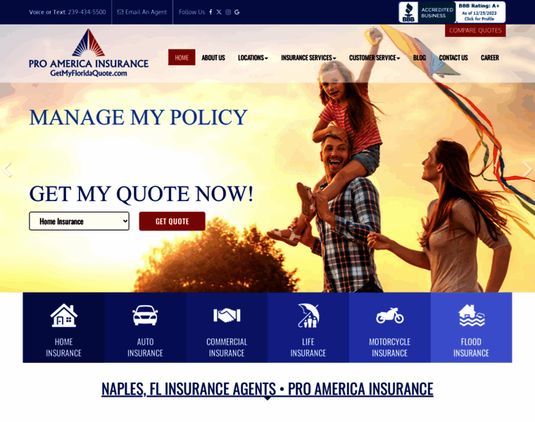 Proamericainsurance.com thumbnail