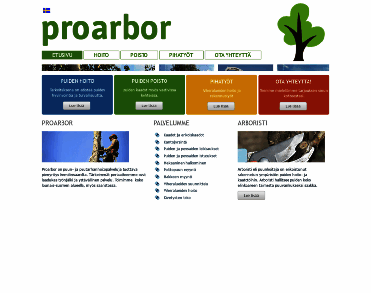 Proarbor.fi thumbnail
