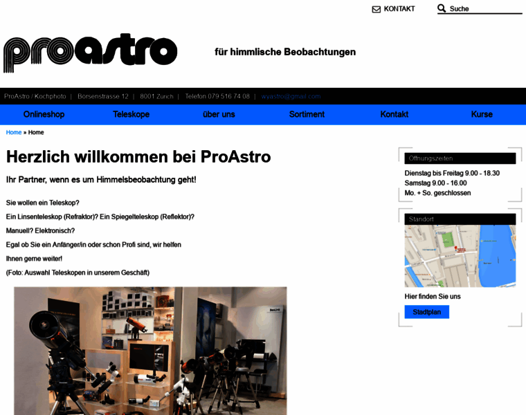 Proastro.ch thumbnail